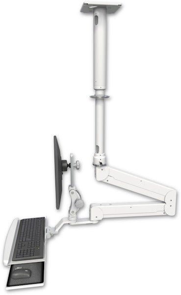 Elite 6220 double arm LCD drop-ceiling mount with 24