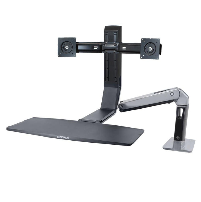 WorkFit-A, Dual Monitor Standing Desk - Lucinda Technology Solutions