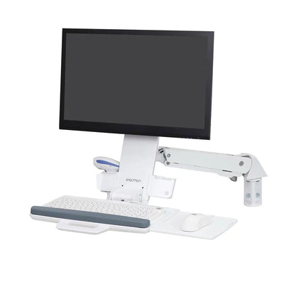 Combo Arm, Sit-Stand Wall Computer arm, StyleView Series - Lucinda Technology Solutions