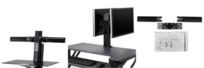 Dual Monitor Double Hinged Bow - Lucinda Technology Solutions