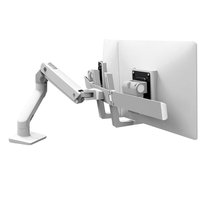 Bras de montage pour deux moniteurs HX Desk (blanc), 45-476-216 - Lucinda Technology Solutions