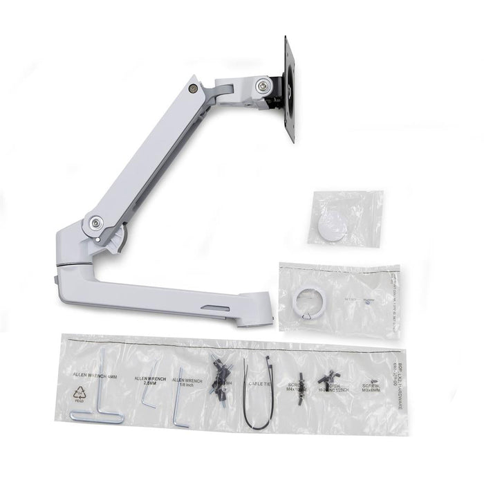 LX Monitor Mount Arm, Extension and Collar Kit (white) - Lucinda Technology Solutions