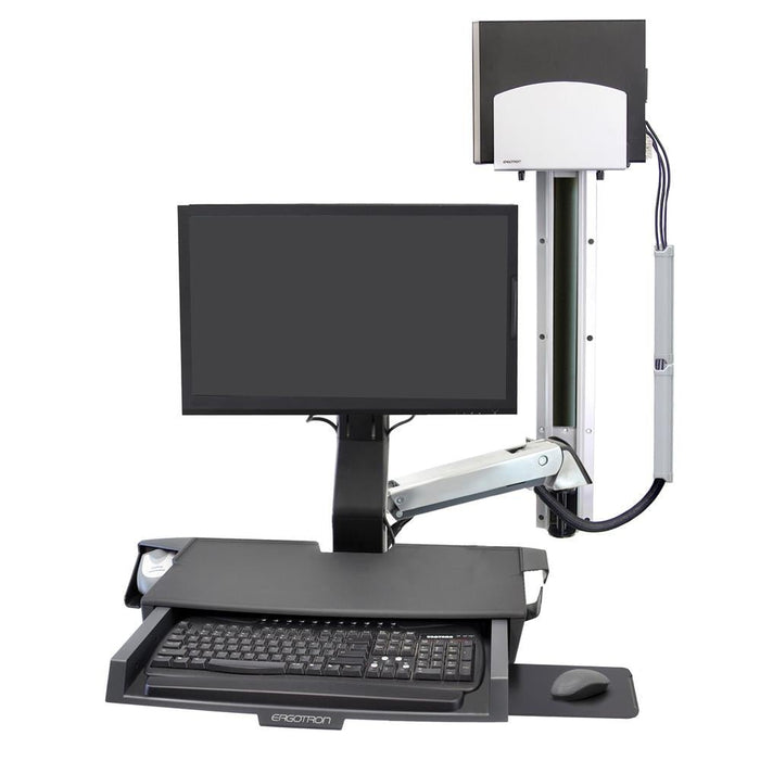StyleView Sit-Stand Combo System with Worksurface - Lucinda Technology Solutions