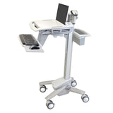 Chariot pour ordinateur portable dentaire SV avec étagère et station d'alimentation de 300 watts - Lucinda Technology Solutions