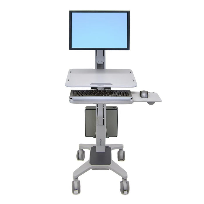 WorkFit-C, Mobile Desk Workstation - Lucinda Technology Solutions