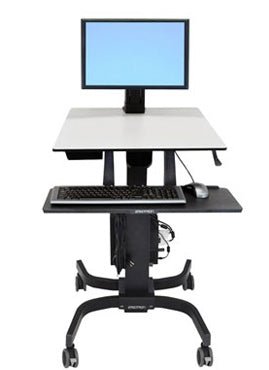 WorkFit-C, Single LD Sit-Stand Workstation - Lucinda Technology Solutions