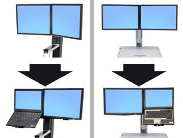 WorkFit Convert-to-LCD & Laptop de Dual - Lucinda Technology Solutions