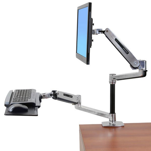 WorkFit-LX, Standing Desk Mount System - Lucinda Technology Solutions